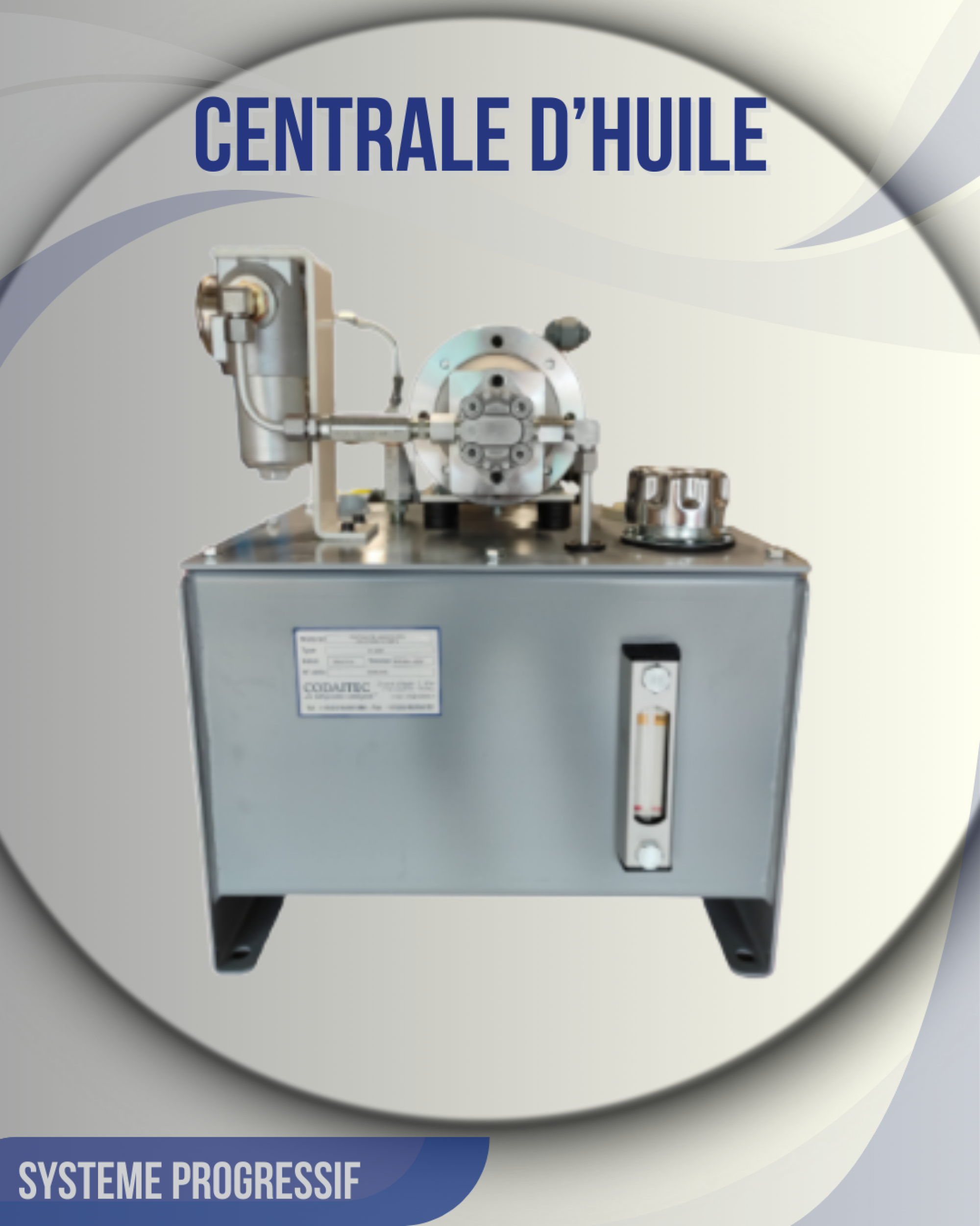 Centrales de lubrification - Système Progressif Huile Centrales de lubrification - Système Progressif Huile